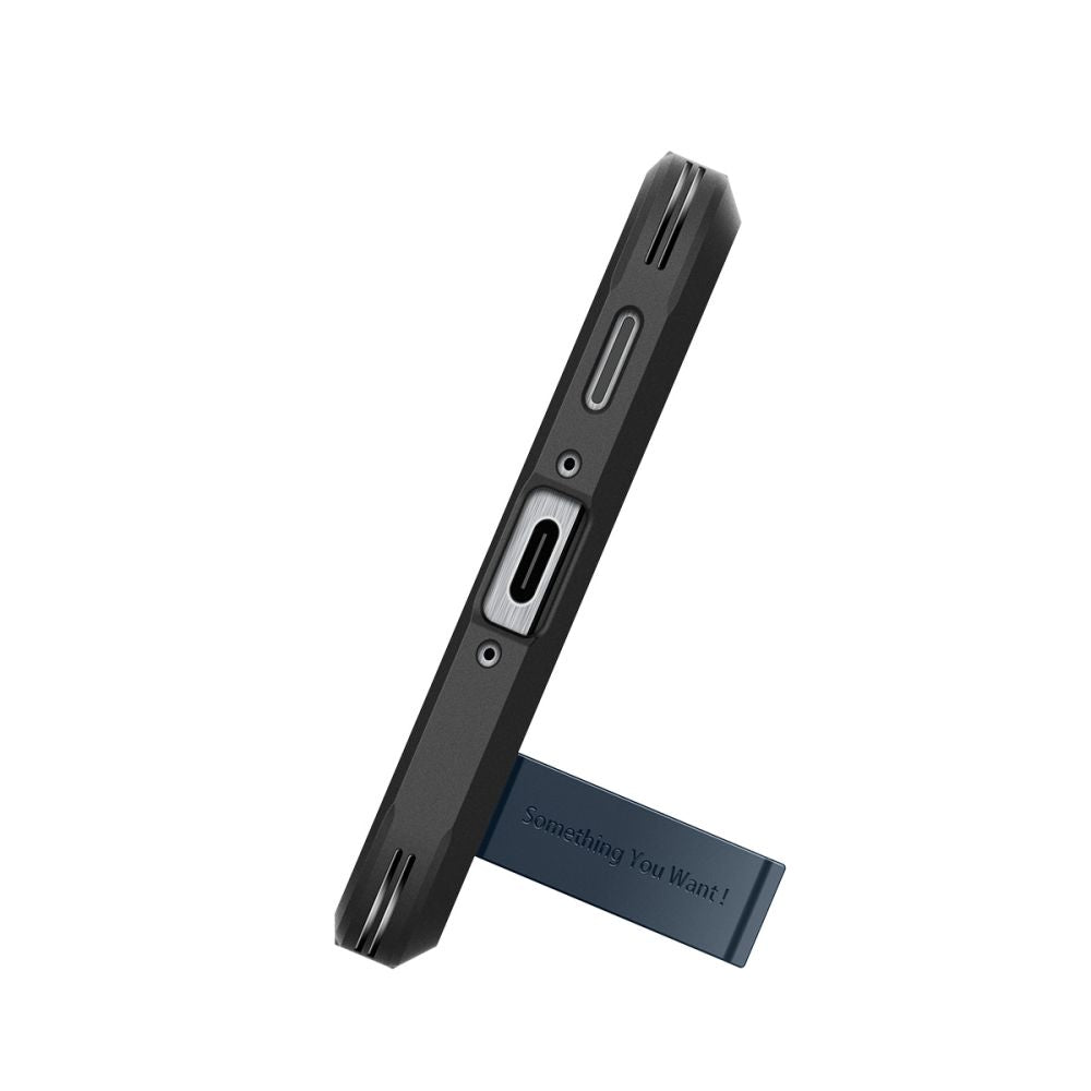 COQUE SPIGEN TOUGH ARMOR GALAXY A56 5G MÉTAL ARDOISE
