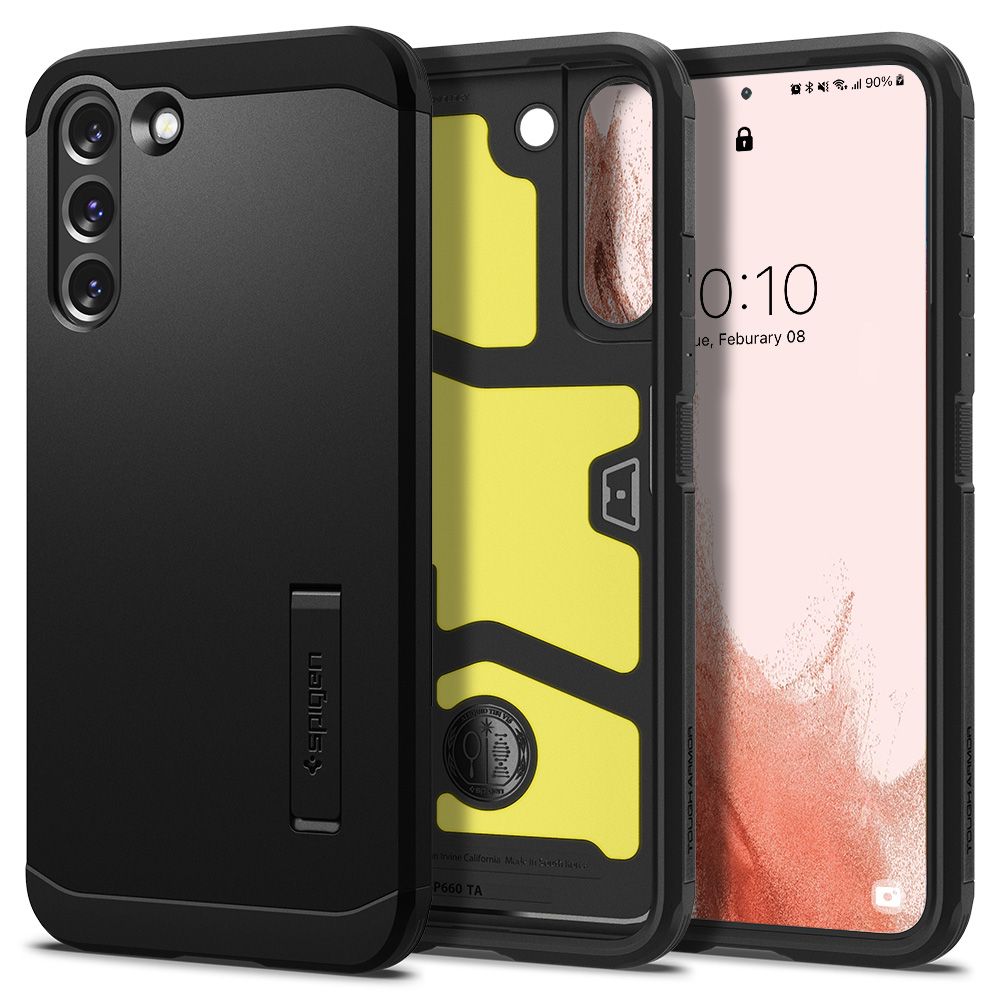 COQUE SPIGEN TOUGH ARMOR GALAXY S22 NOIRE
