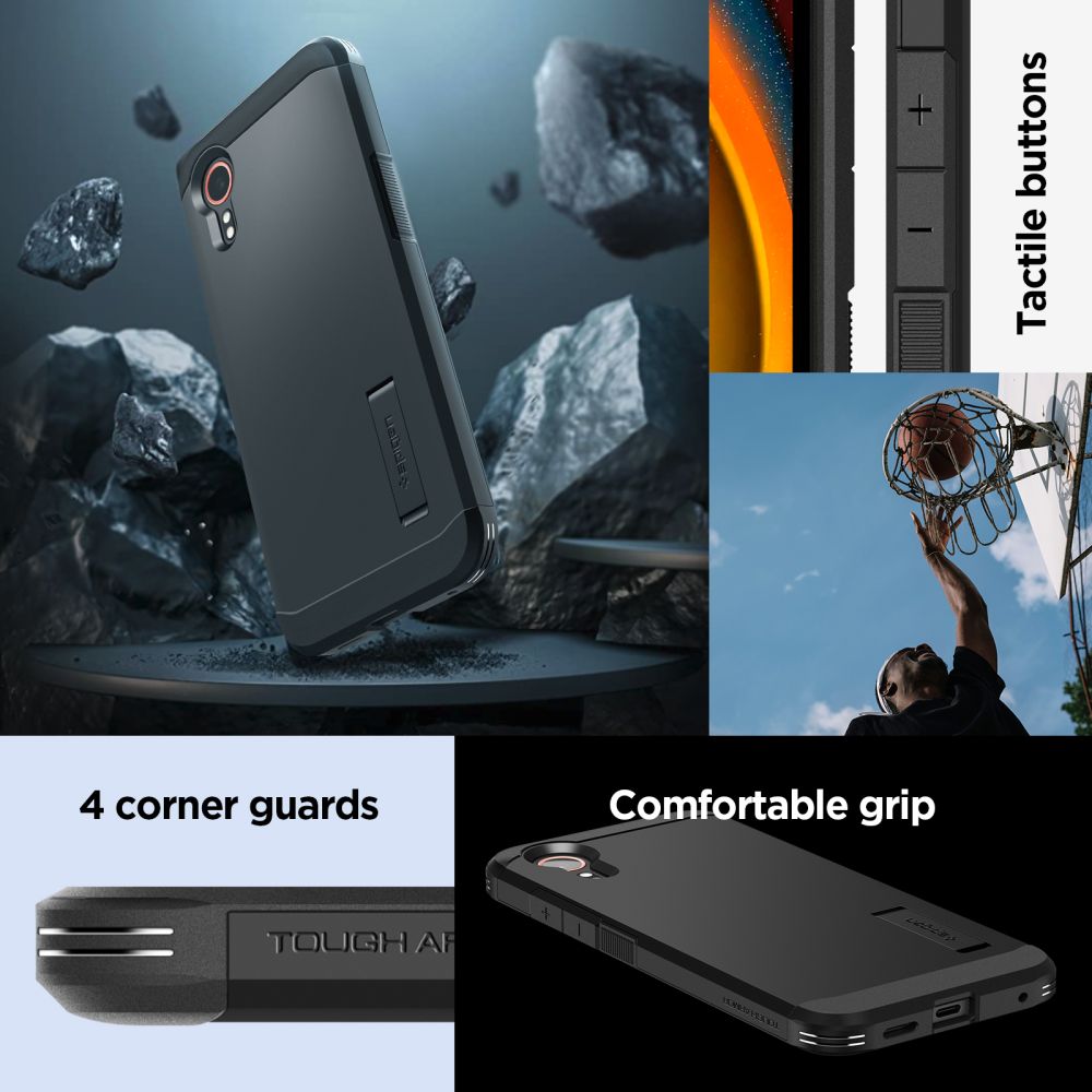 COQUE SPIGEN TOUGH ARMOR GALAXY XCOVER 7 NOIRE