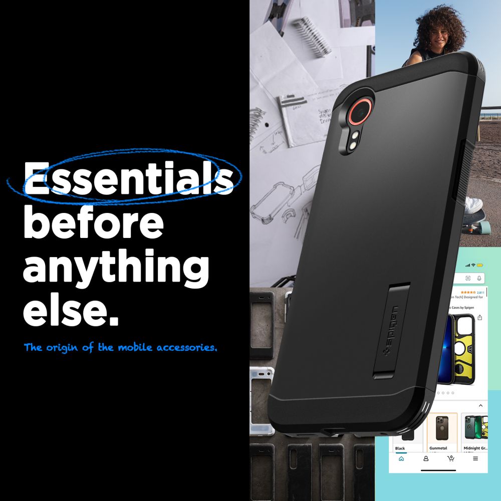 COQUE SPIGEN TOUGH ARMOR GALAXY XCOVER 7 NOIRE