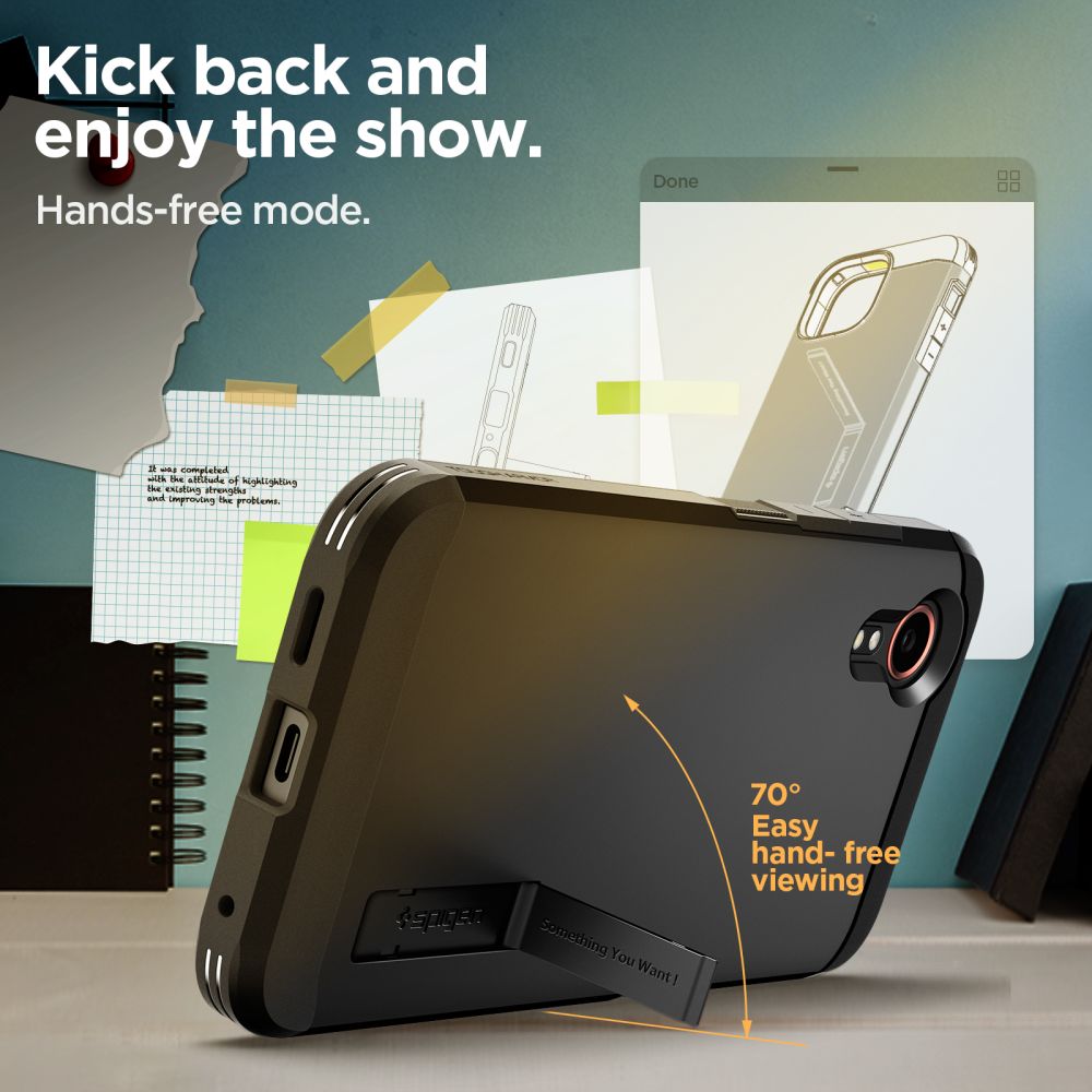 COQUE SPIGEN TOUGH ARMOR GALAXY XCOVER 7 NOIRE