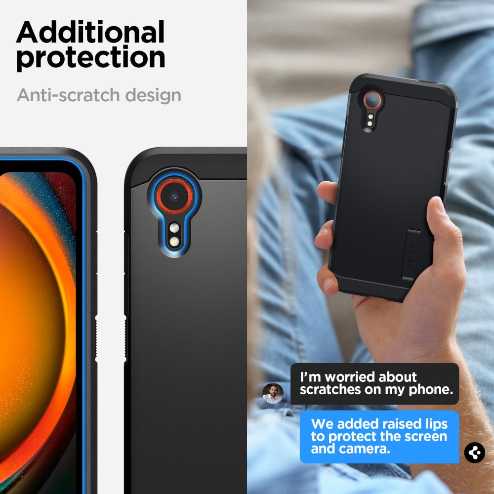 COQUE SPIGEN TOUGH ARMOR GALAXY XCOVER 7 NOIRE
