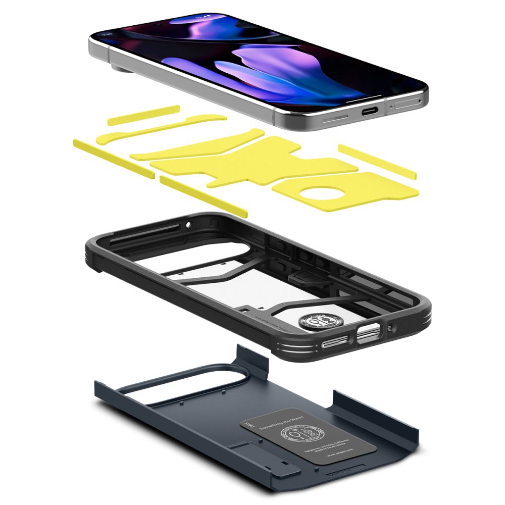 COQUE SPIGEN TOUGH ARMOR GOOGLE PIXEL 9 / 9 PRO MÉTAL ARDOISE