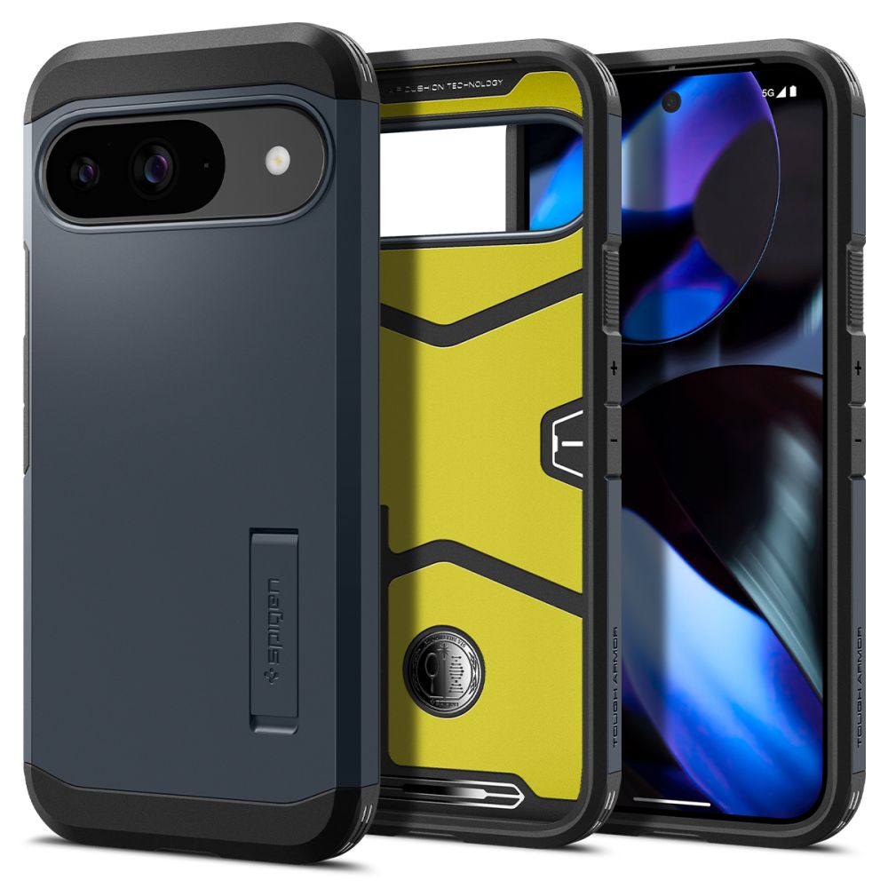 COQUE SPIGEN TOUGH ARMOR GOOGLE PIXEL 9 / 9 PRO MÉTAL ARDOISE