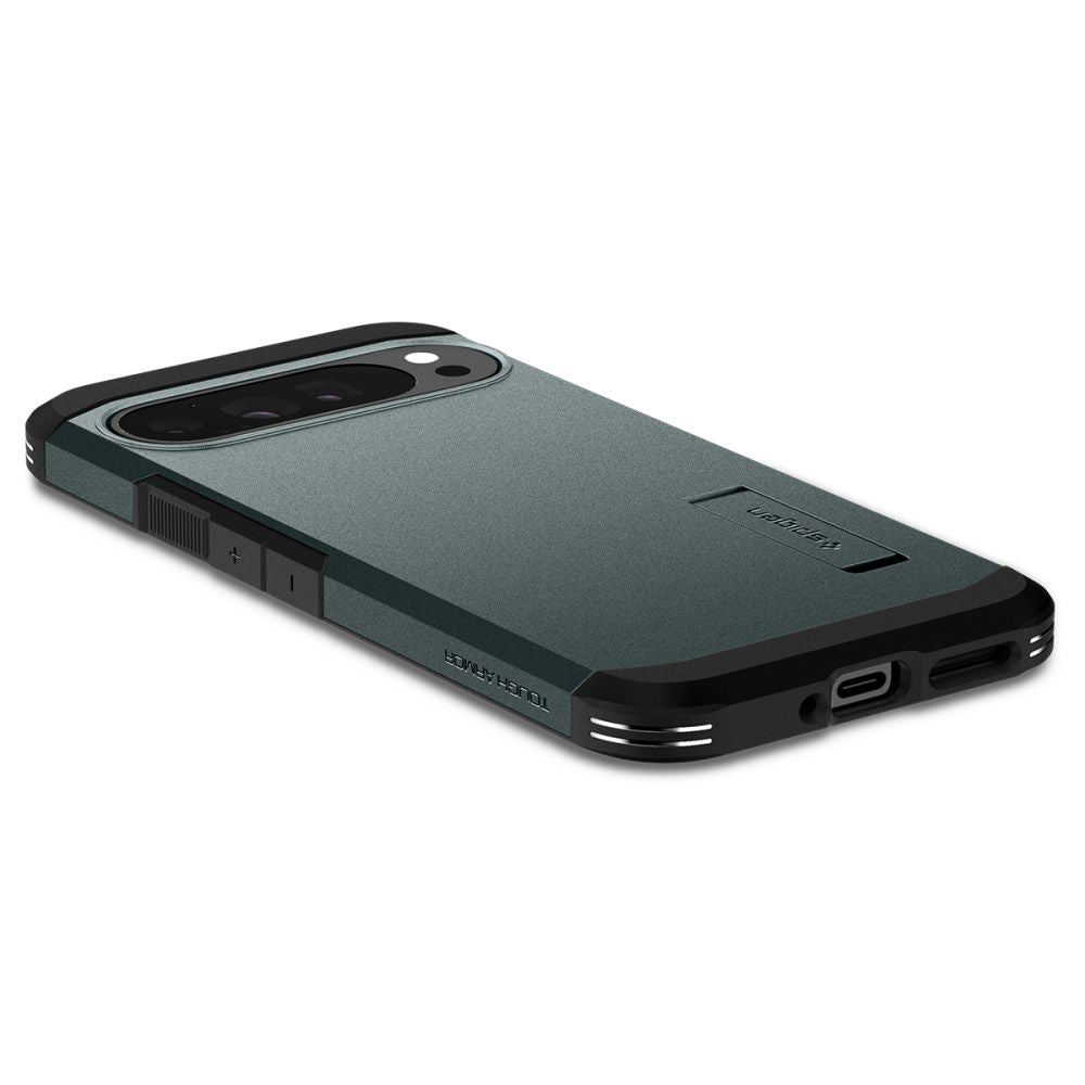 COQUE POUR GOOGLE PIXEL 9 PRO XL SPIGEN TOUGH ARMOR ABYSS GREEN
