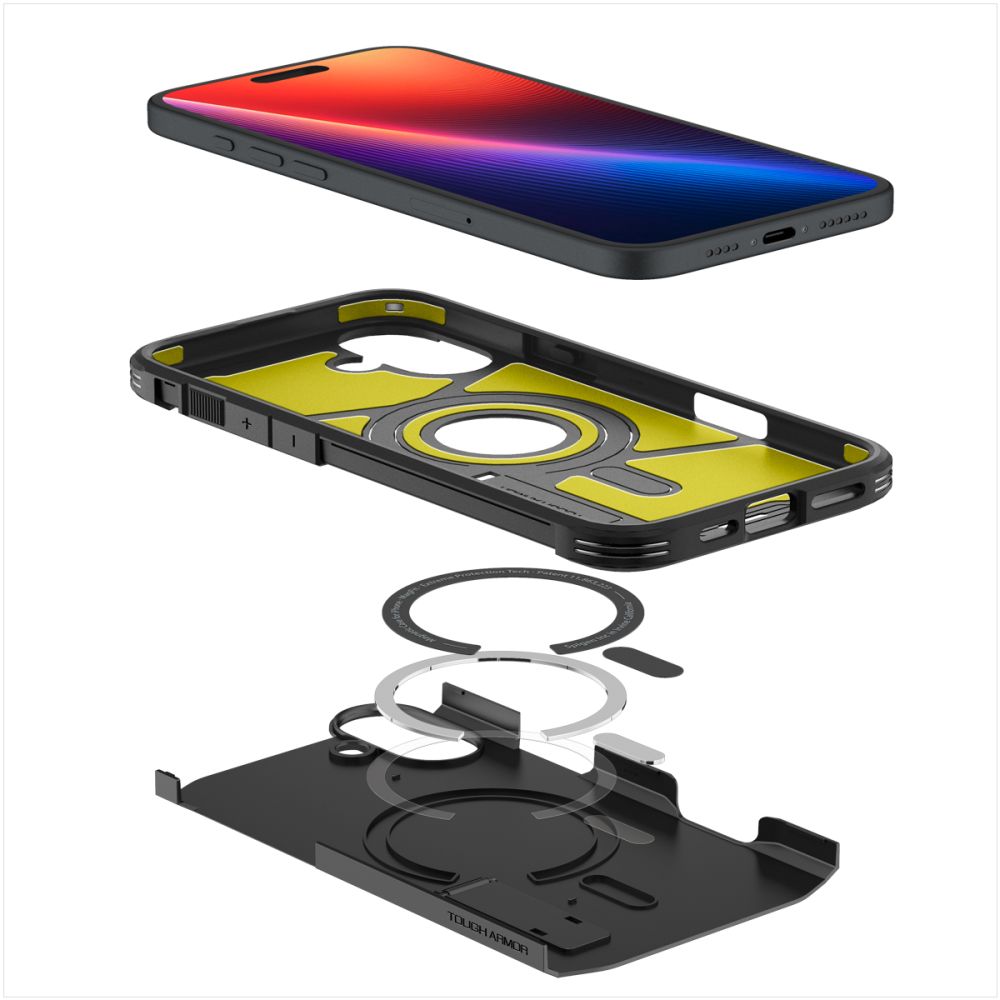 COQUE SPIGEN TOUGH ARMOR MAG MAGSAFE IPHONE 16 NOIRE