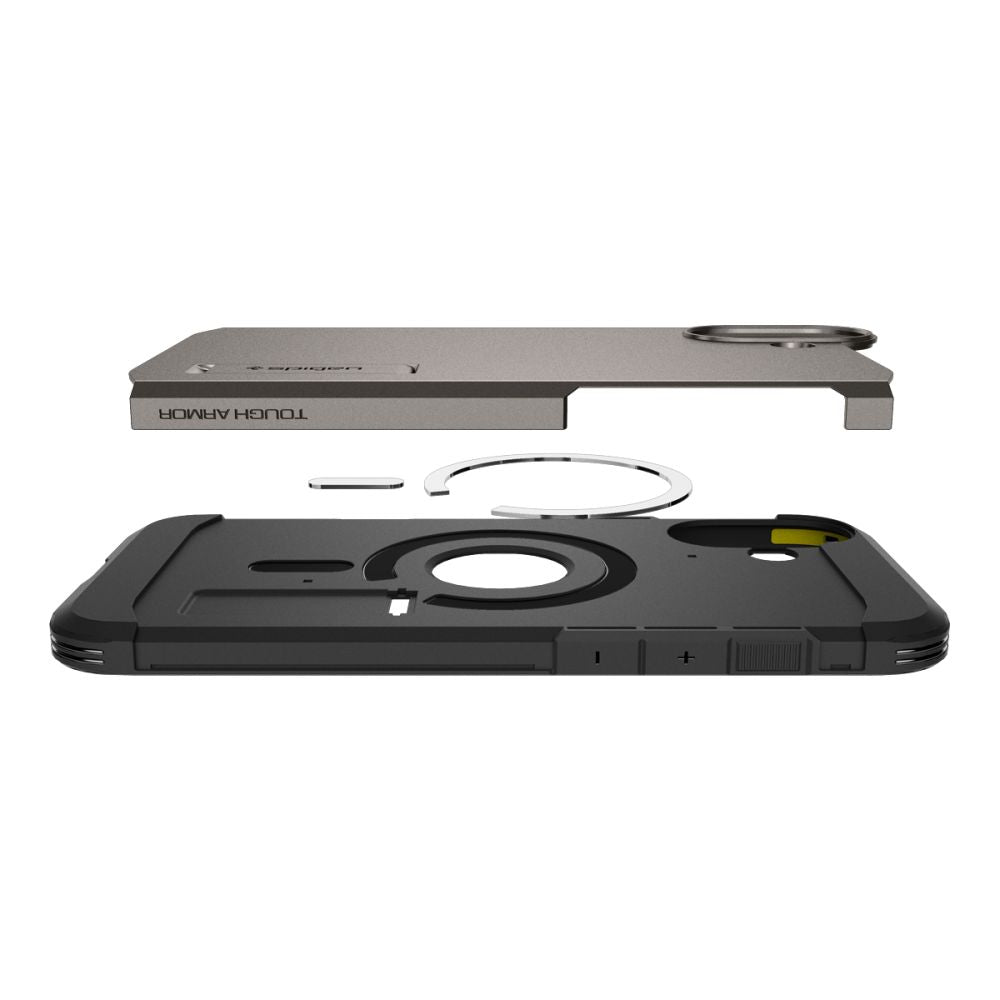 COQUE SPIGEN TOUGH ARMOR MAG MAGSAFE IPHONE 16 GUNMETAL