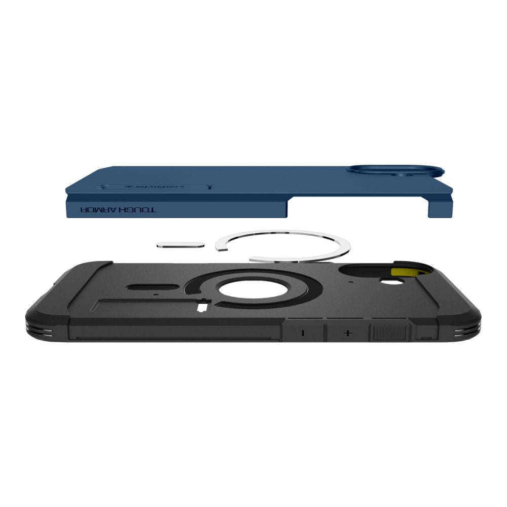COQUE SPIGEN TOUGH ARMOR MAG MAGSAFE IPHONE 16 BLEU MARINE