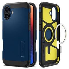COQUE SPIGEN TOUGH ARMOR MAG MAGSAFE IPHONE 16 BLEU MARINE