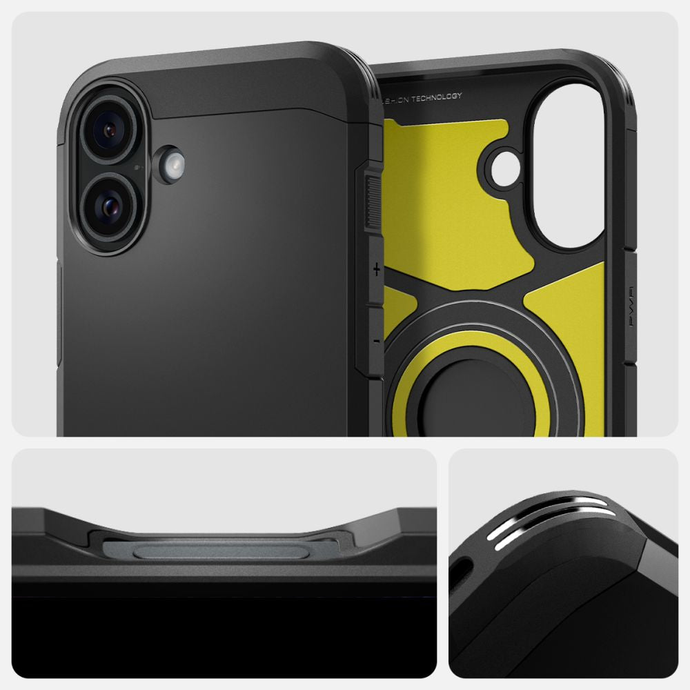 COQUE SPIGEN TOUGH ARMOR MAG MAGSAFE IPHONE 16 PLUS NOIRE