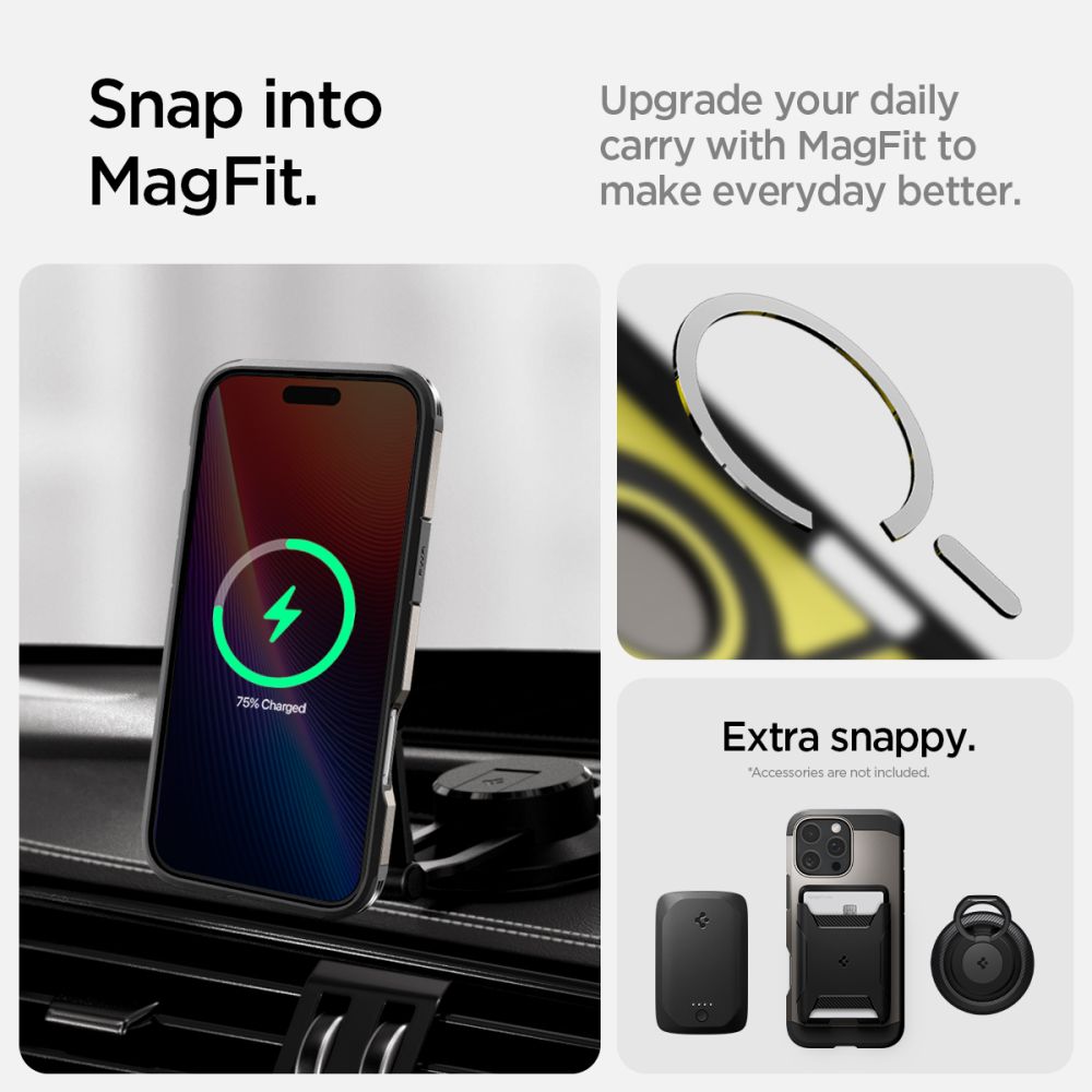 COQUE SPIGEN TOUGH ARMOR MAG MAGSAFE IPHONE 16 PRO MAX GUNMETAL