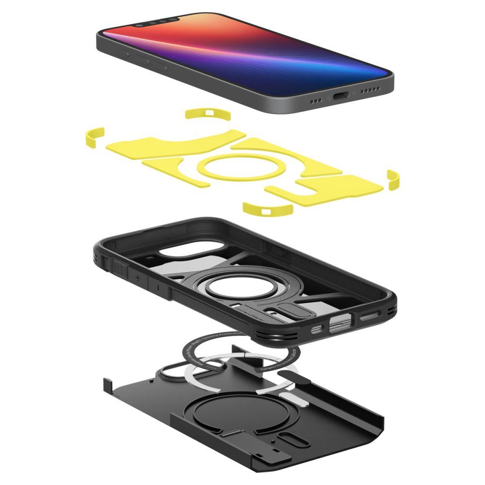 COQUE SPIGEN TOUGH ARMOR MAG MAGSAFE IPHONE 16E NOIRE
