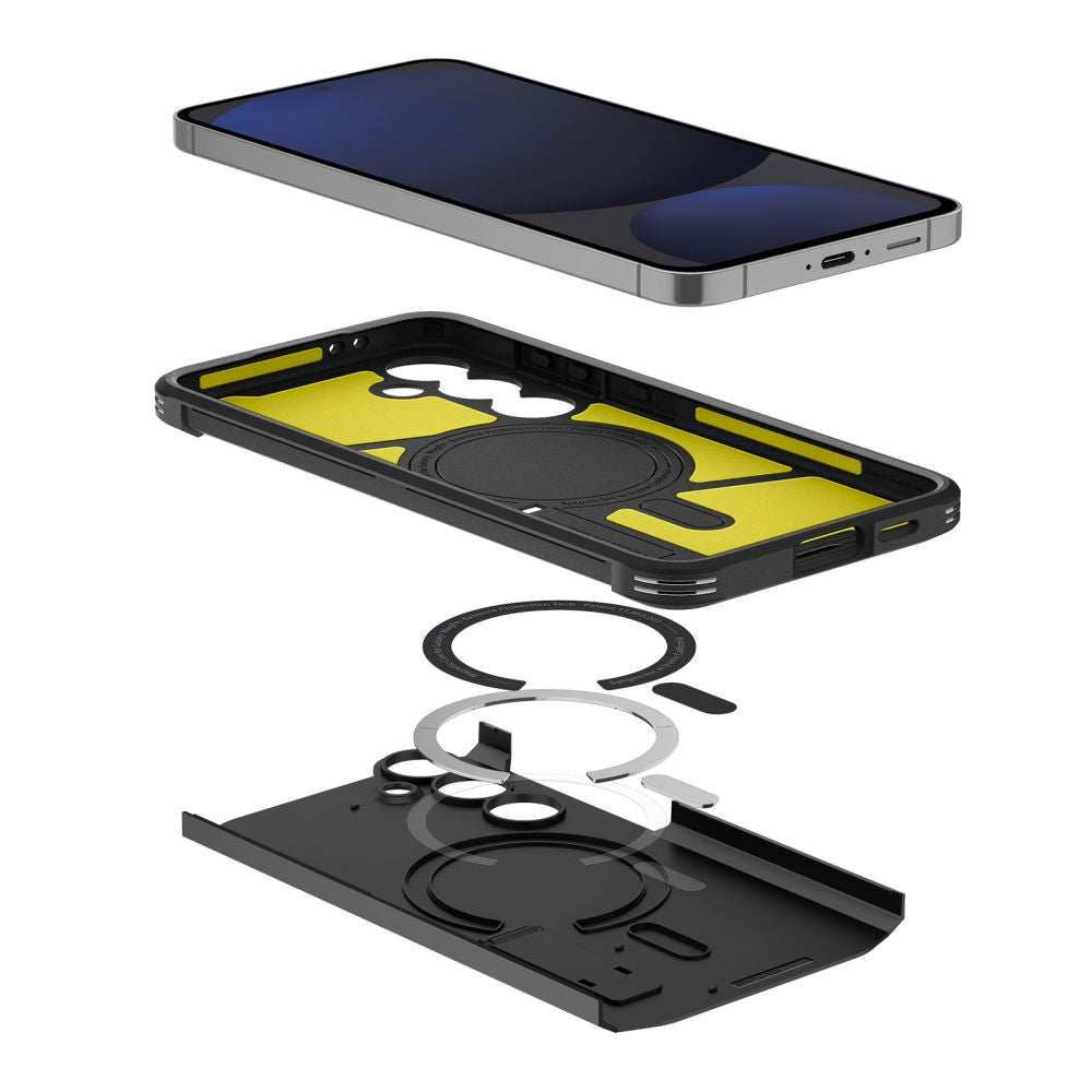 COQUE SPIGEN TOUGH ARMOR MAGSAFE GALAXY S24 FE NOIRE