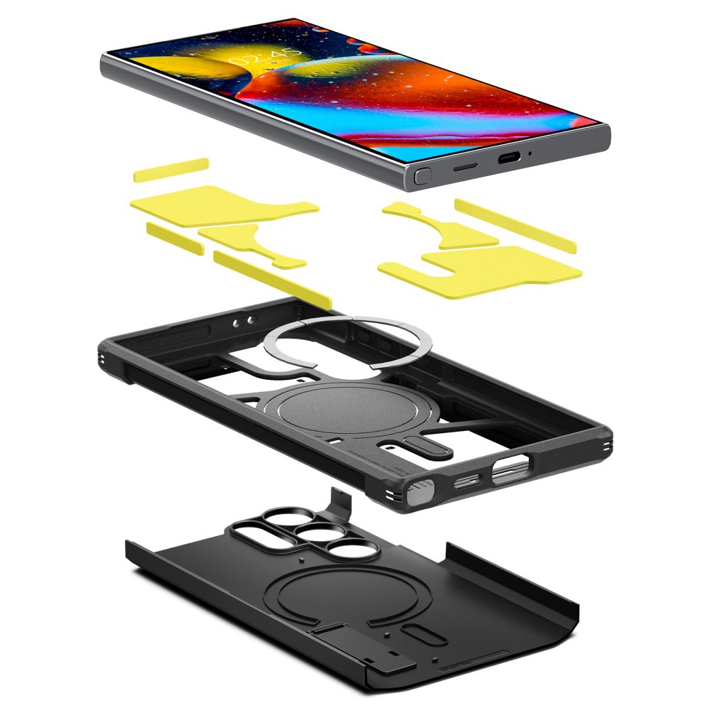 COQUE SPIGEN TOUGH ARMOR MAGSAFE GALAXY S24 ULTRA NOIRE