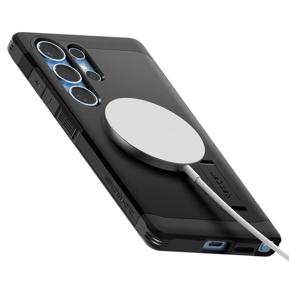 COQUE SPIGEN TOUGH ARMOR MAGSAFE GALAXY S25 ULTRA NOIRE