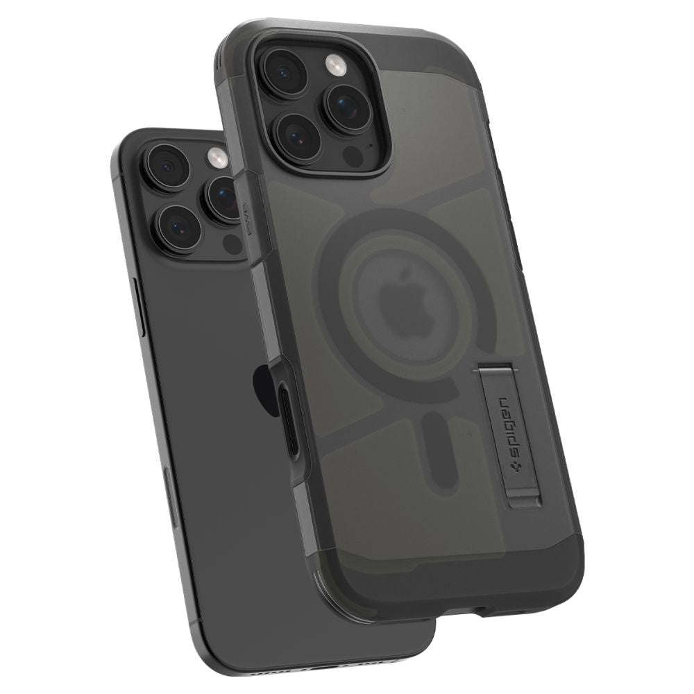 COQUE SPIGEN TOUGH ARMOR "T" MAG MAGSAFE IPHONE 16 PRO MAX NOIR FROST