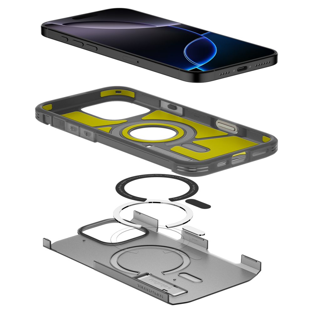 COQUE SPIGEN TOUGH ARMOR "T" MAG MAGSAFE IPHONE 16 PRO MAX NOIR FROST
