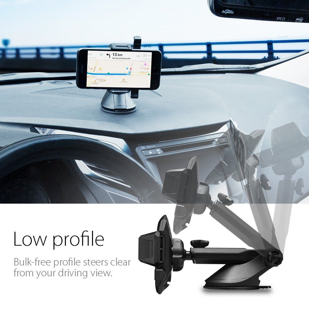 Support de téléphone mobile pour voiture Spigen TS35 Signature support de voiture noir