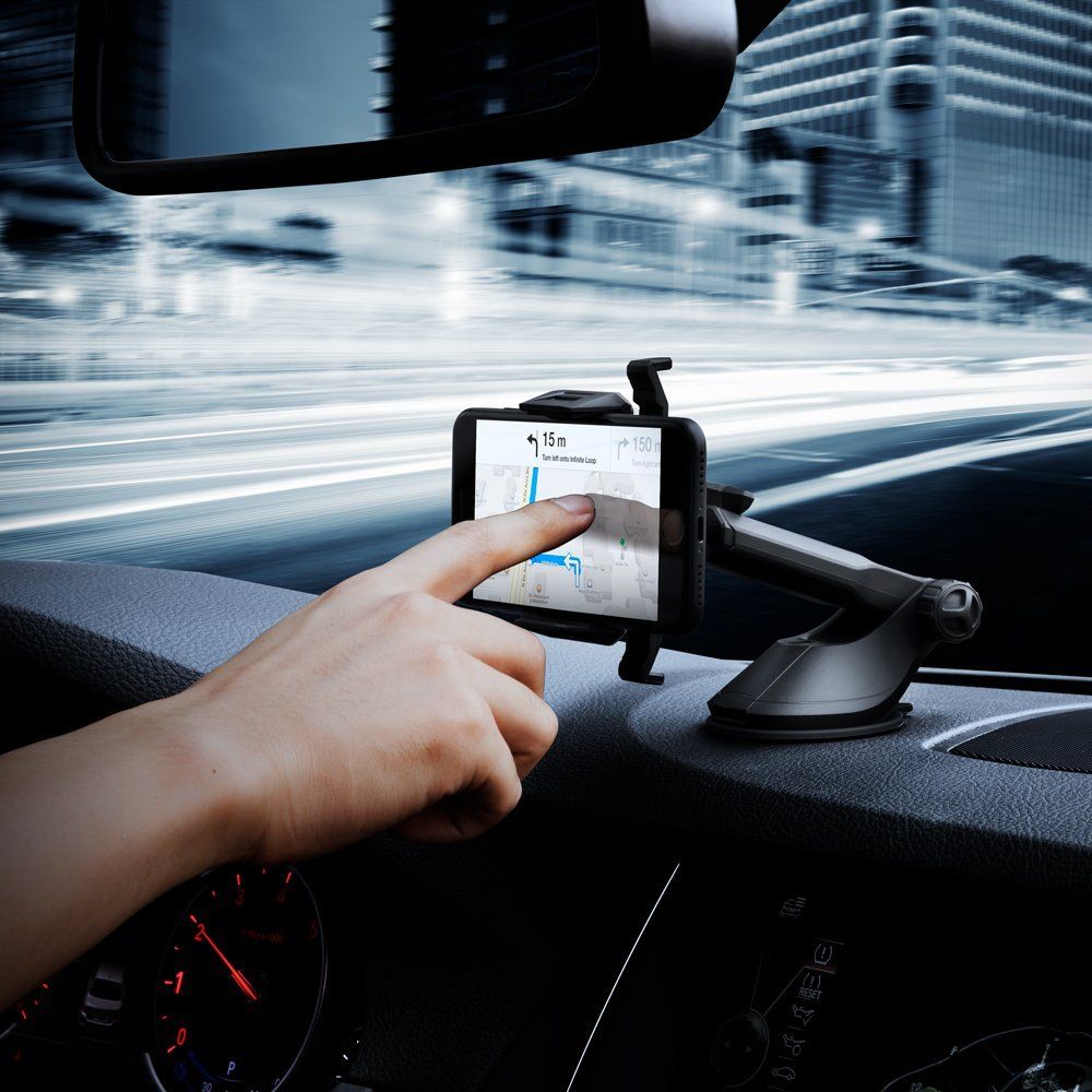Support de téléphone mobile pour voiture Spigen TS35 Signature support de voiture noir