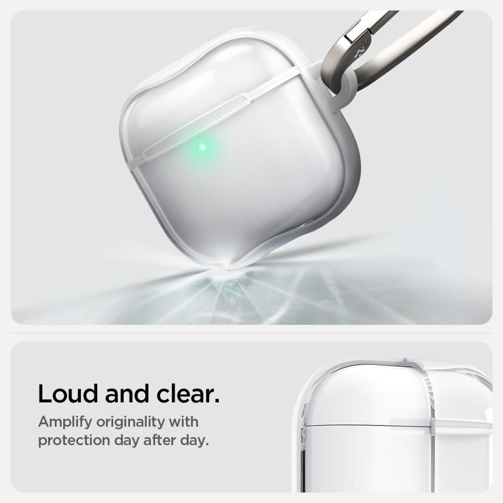 COQUE SPIGEN ULTRA HYBRID APPLE AIRPODS 4 JET WHITE