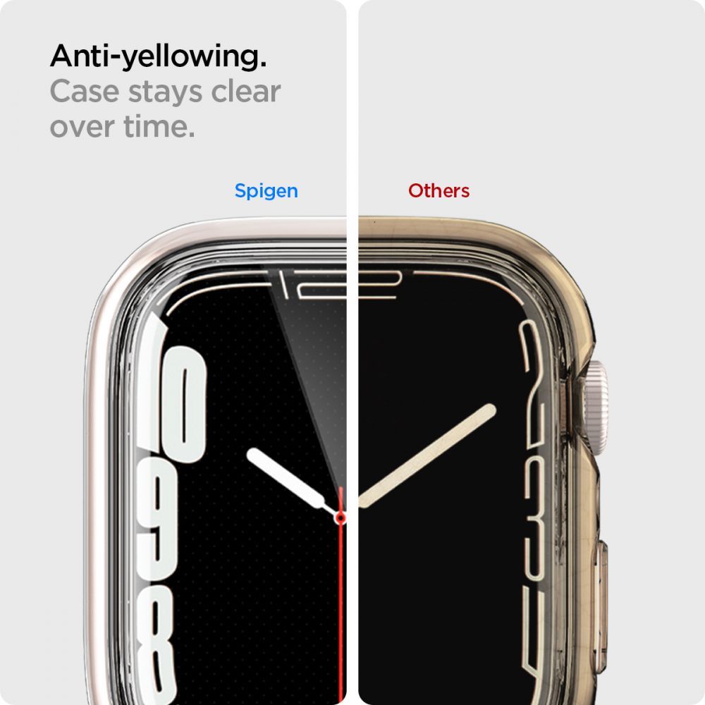 COQUE DE PROTECTION POUR APPLE WATCH 41 MM SPIGEN ULTRA HYBRID CRYSTAL CLEAR