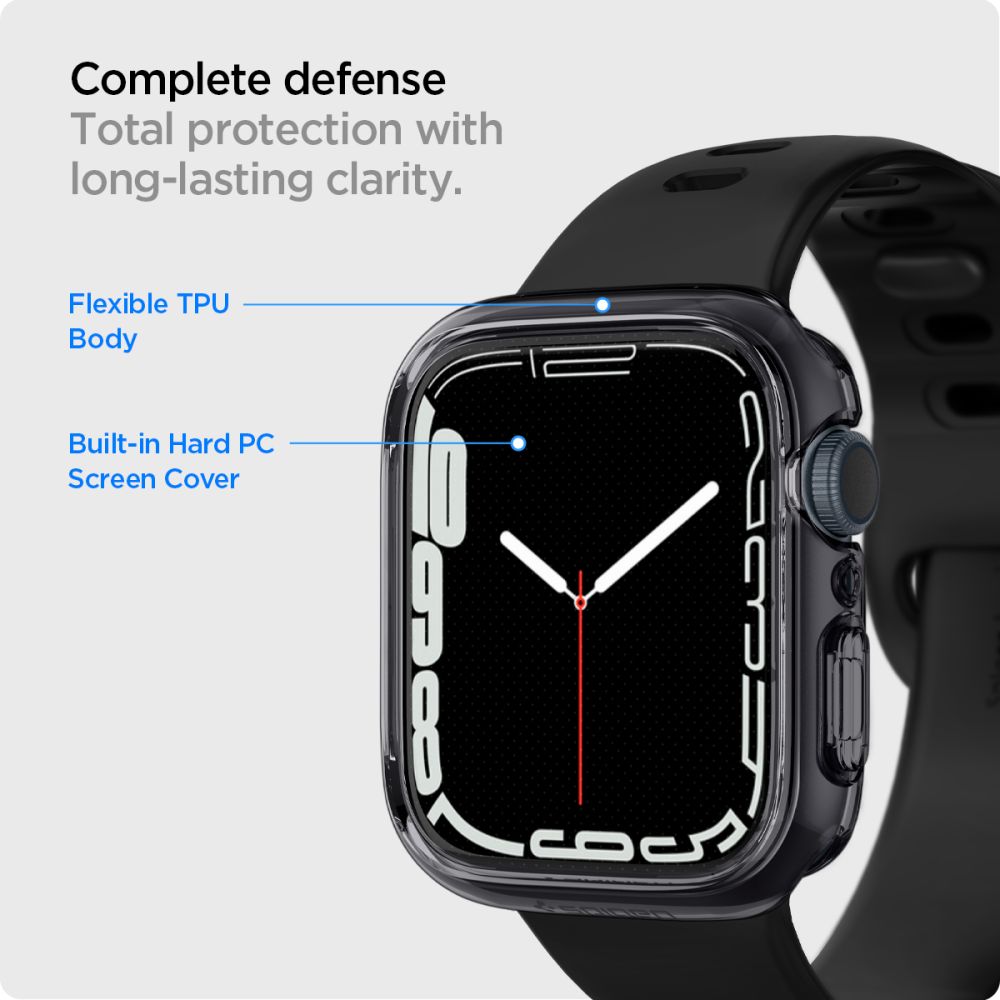 COQUE DE PROTECTION POUR APPLE WATCH 41 MM SPIGEN ULTRA HYBRID SPACE CRYSTAL