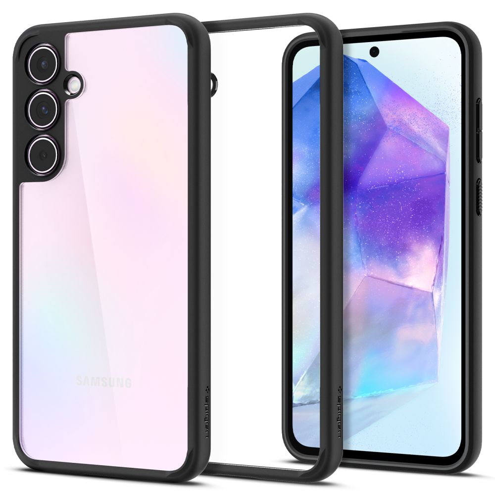 COQUE SPIGEN ULTRA HYBRID GALAXY A55 5G NOIR MAT