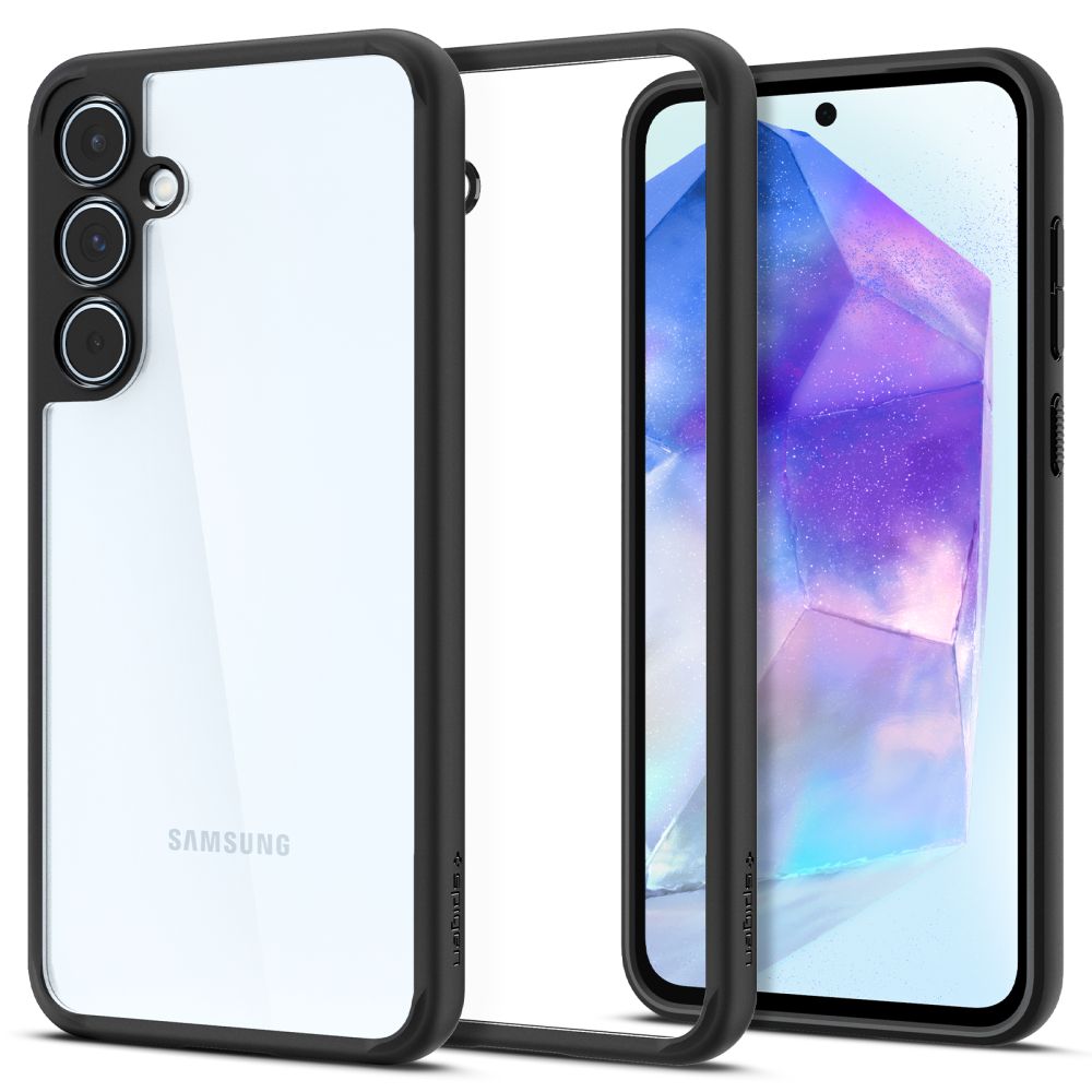COQUE SPIGEN ULTRA HYBRID GALAXY A55 5G NOIR MAT