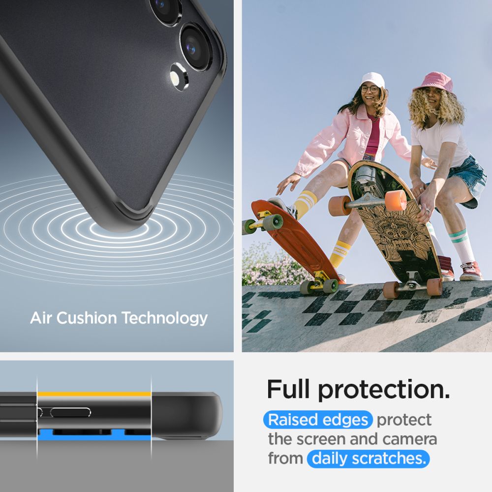 COQUE SPIGEN ULTRA HYBRID GALAXY S23 NOIR FROST