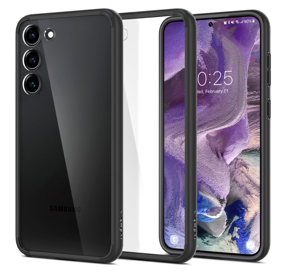 COQUE SPIGEN ULTRA HYBRID GALAXY S23 NOIR MAT