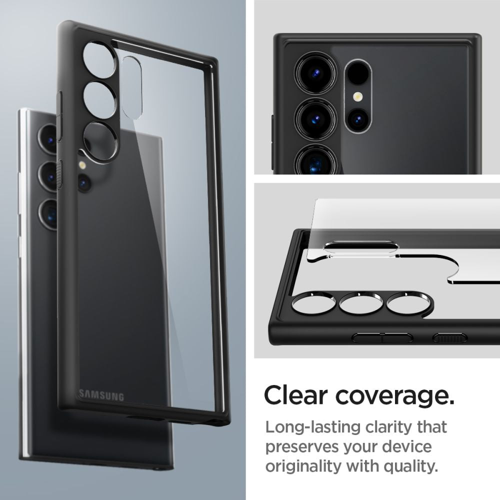 COQUE SPIGEN ULTRA HYBRID GALAXY S24 ULTRA NOIR MATTE