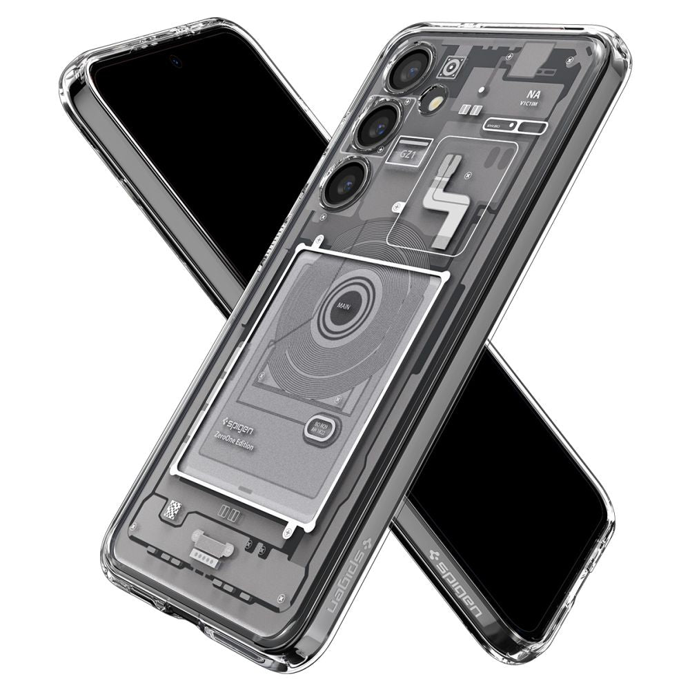 COQUE SPIGEN ULTRA HYBRID GALAXY S24 ZERO ONE BLANC