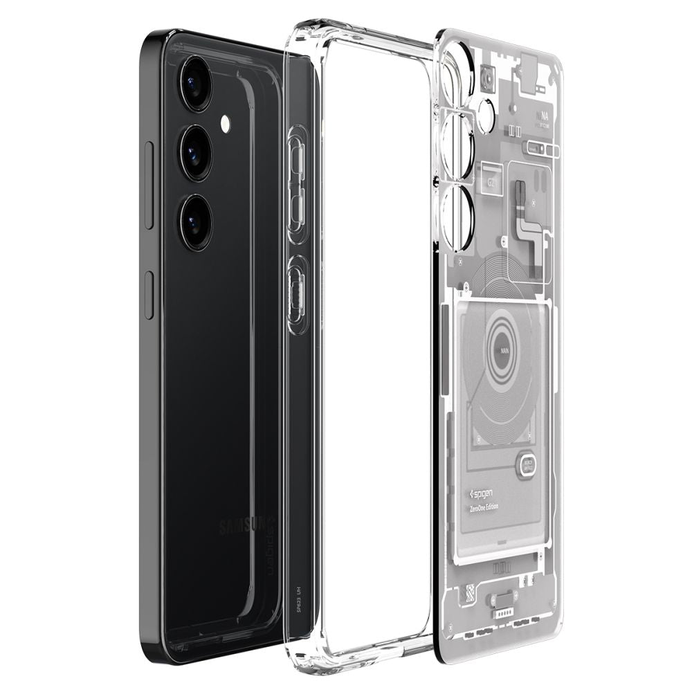 COQUE SPIGEN ULTRA HYBRID GALAXY S24 ZERO ONE BLANC