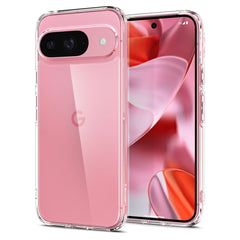COQUE POUR GOOGLE PIXEL 9 / 9 PRO SPIGEN ULTRA HYBRID CRYSTAL CLEAR