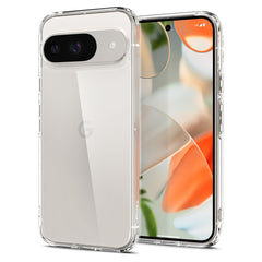 COQUE POUR GOOGLE PIXEL 9 / 9 PRO SPIGEN ULTRA HYBRID CRYSTAL CLEAR