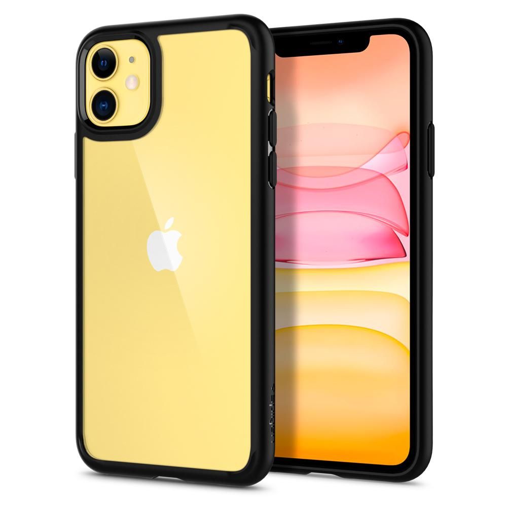 COQUE SPIGEN ULTRA HYBRID IPHONE 11 NOIR MAT