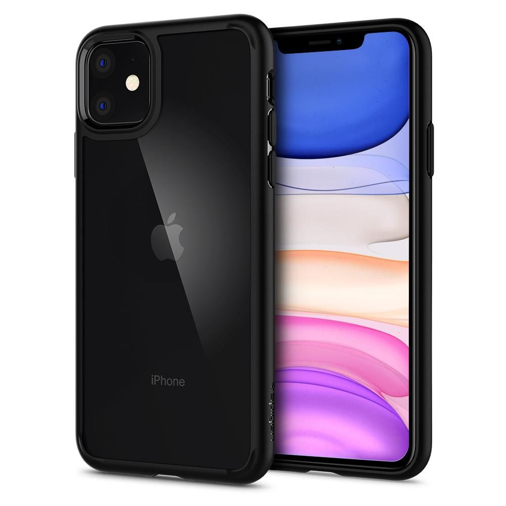 COQUE SPIGEN ULTRA HYBRID IPHONE 11 NOIR MAT
