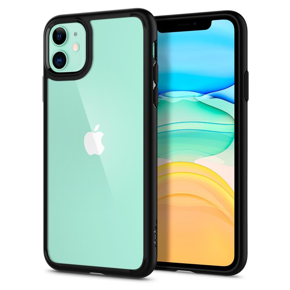COQUE SPIGEN ULTRA HYBRID IPHONE 11 NOIR MAT