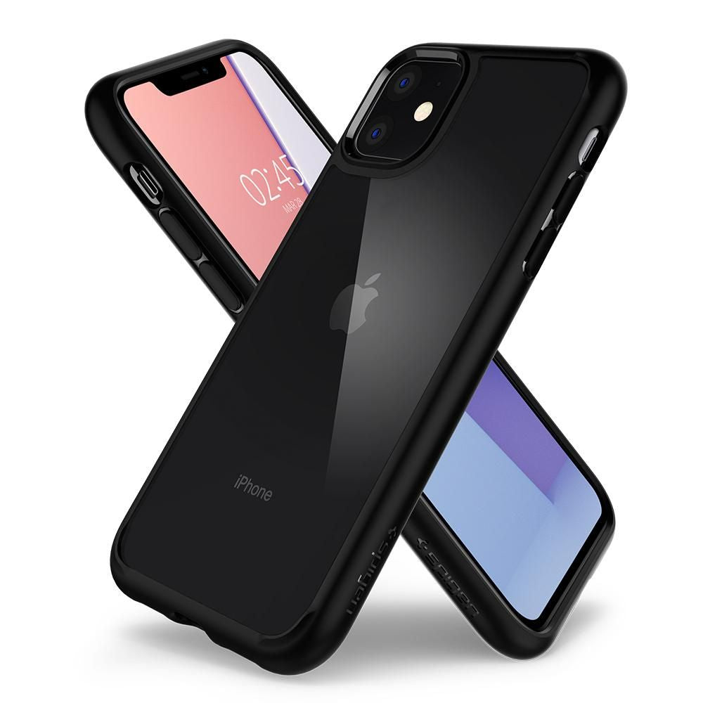 COQUE SPIGEN ULTRA HYBRID IPHONE 11 NOIR MAT