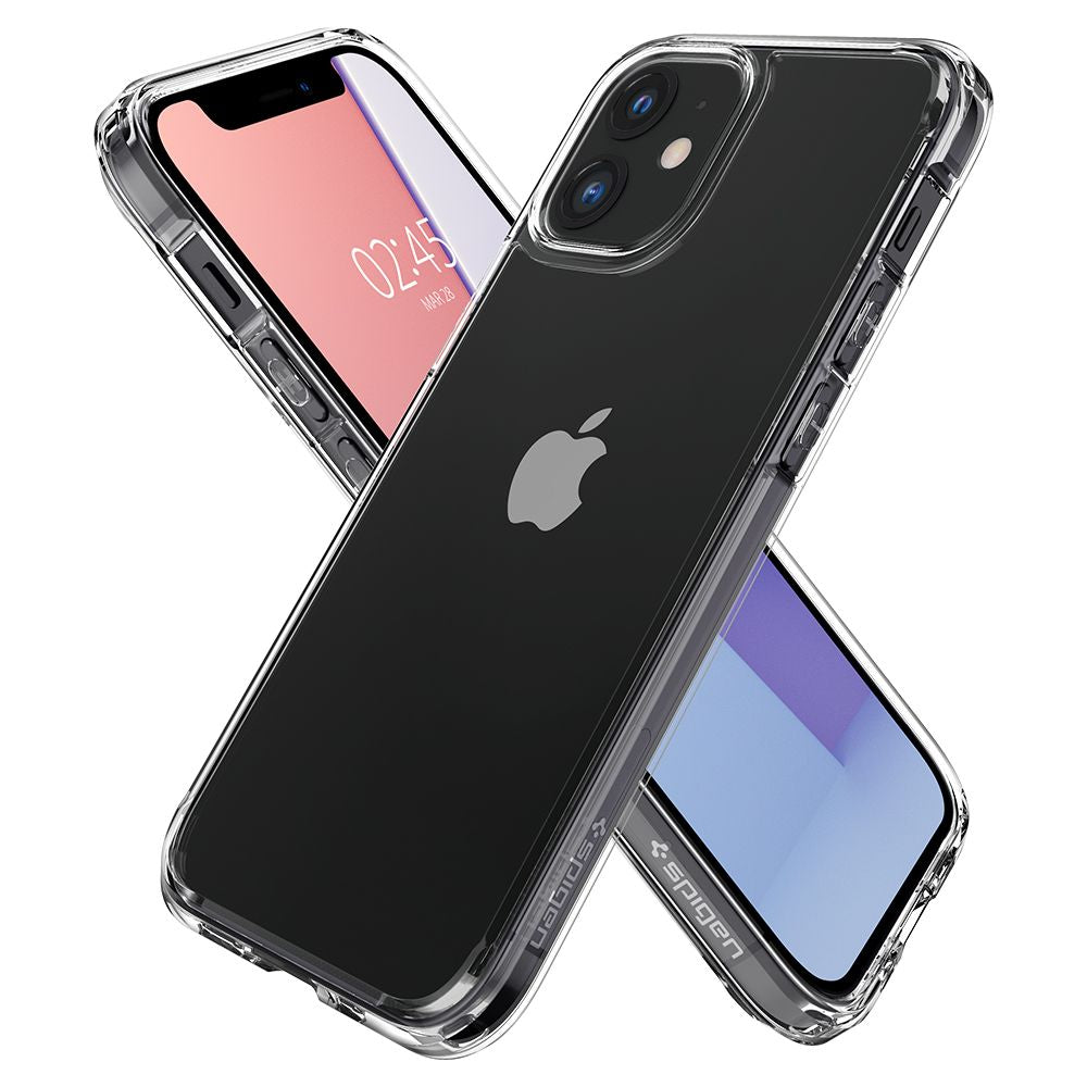 COQUE SPIGEN ULTRA HYBRID IPHONE 12 MINI CRYSTAL CLEAR