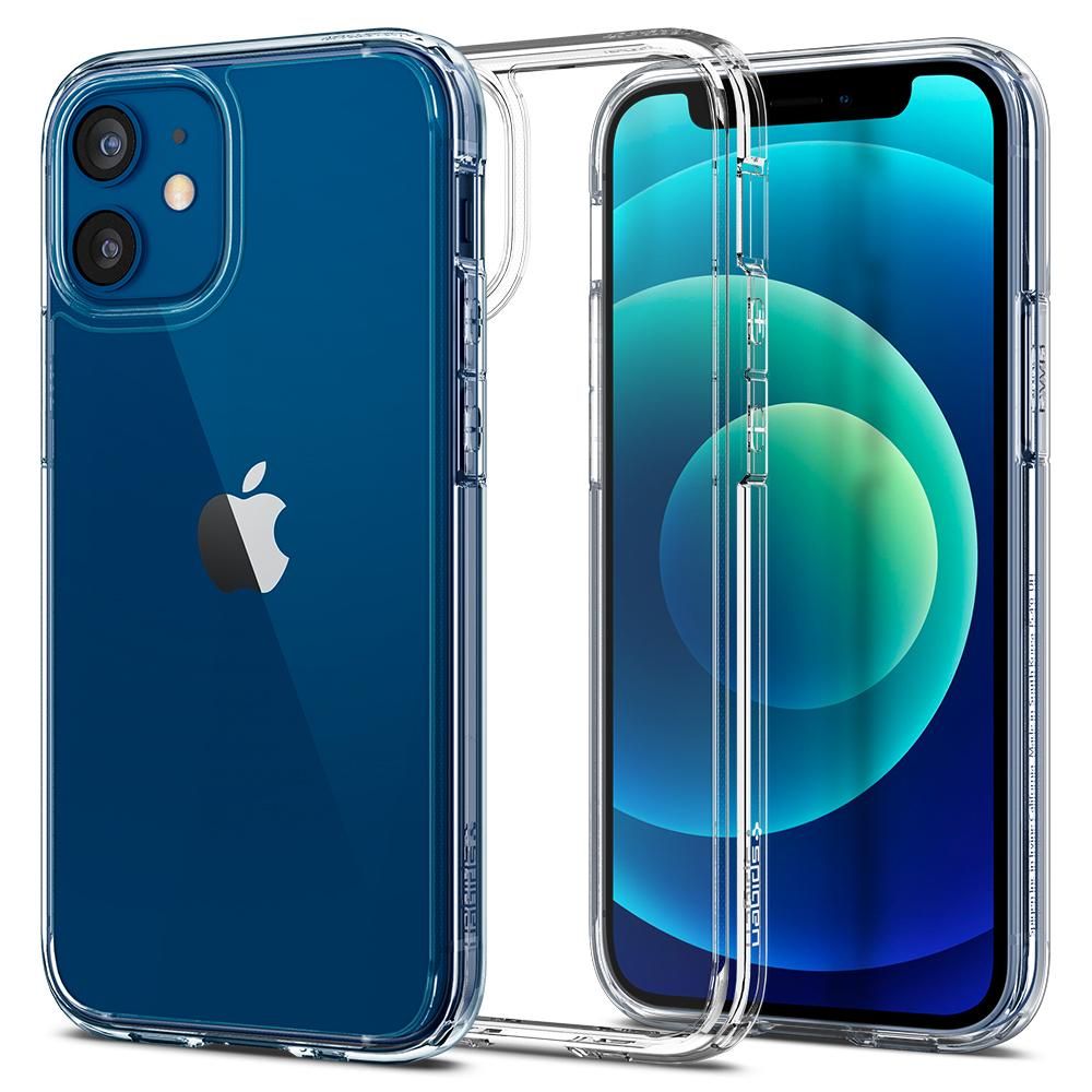 COQUE SPIGEN ULTRA HYBRID IPHONE 12 MINI CRYSTAL CLEAR