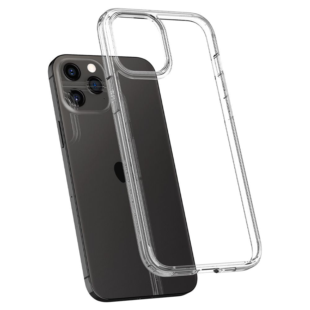 COQUE SPIGEN ULTRA HYBRID IPHONE 12/12 PRO CRYSTAL CLEAR