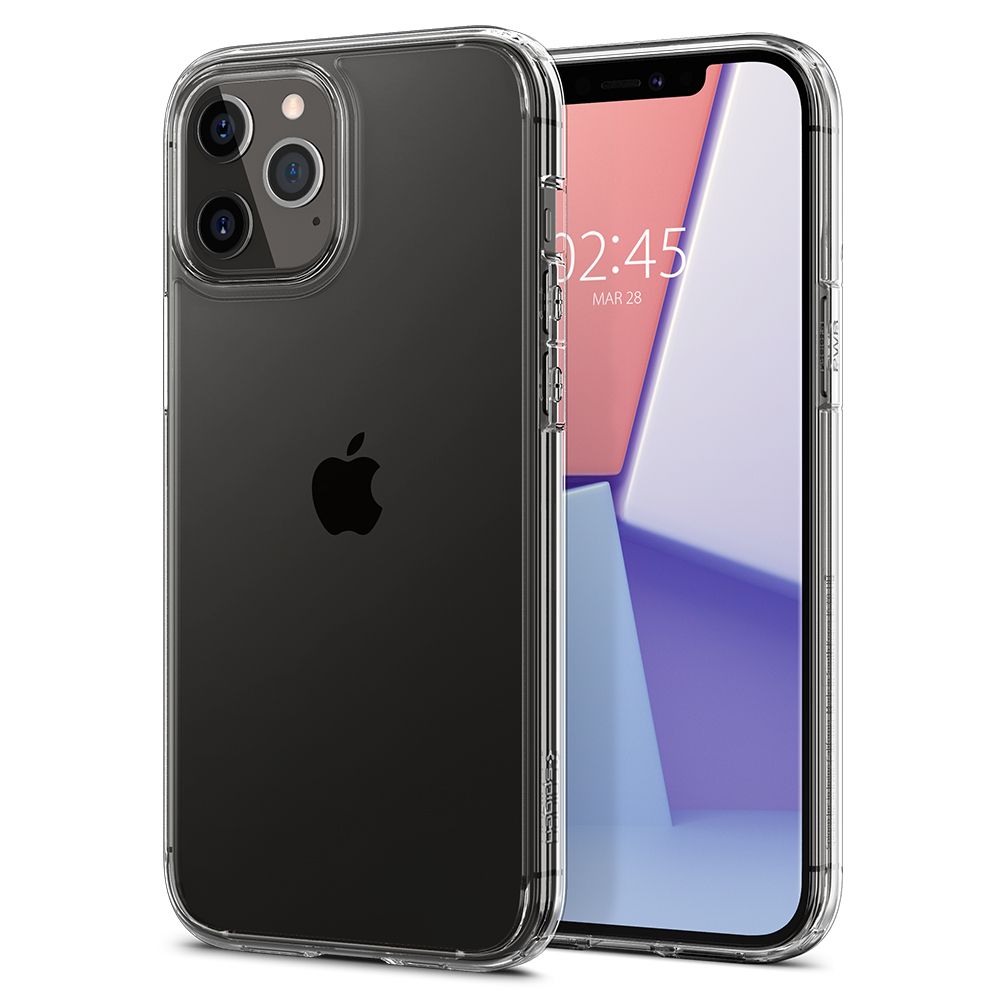 COQUE SPIGEN ULTRA HYBRID IPHONE 12/12 PRO CRYSTAL CLEAR