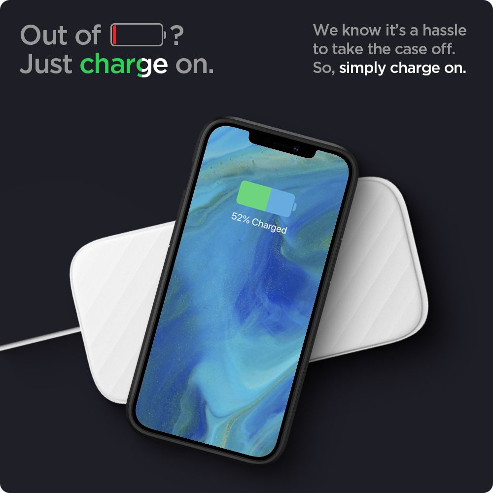 COQUE SPIGEN ULTRA HYBRID IPHONE 12/12 PRO NOIR MAT