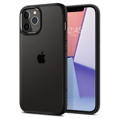 COQUE SPIGEN ULTRA HYBRID IPHONE 12/12 PRO NOIR MAT