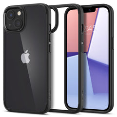 COQUE SPIGEN ULTRA HYBRID IPHONE 13 NOIR MAT
