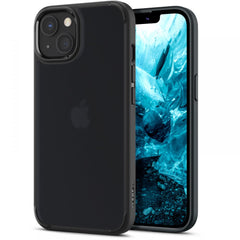 COQUE SPIGEN ULTRA HYBRID IPHONE 13 MAT NOIR FROSTÉ