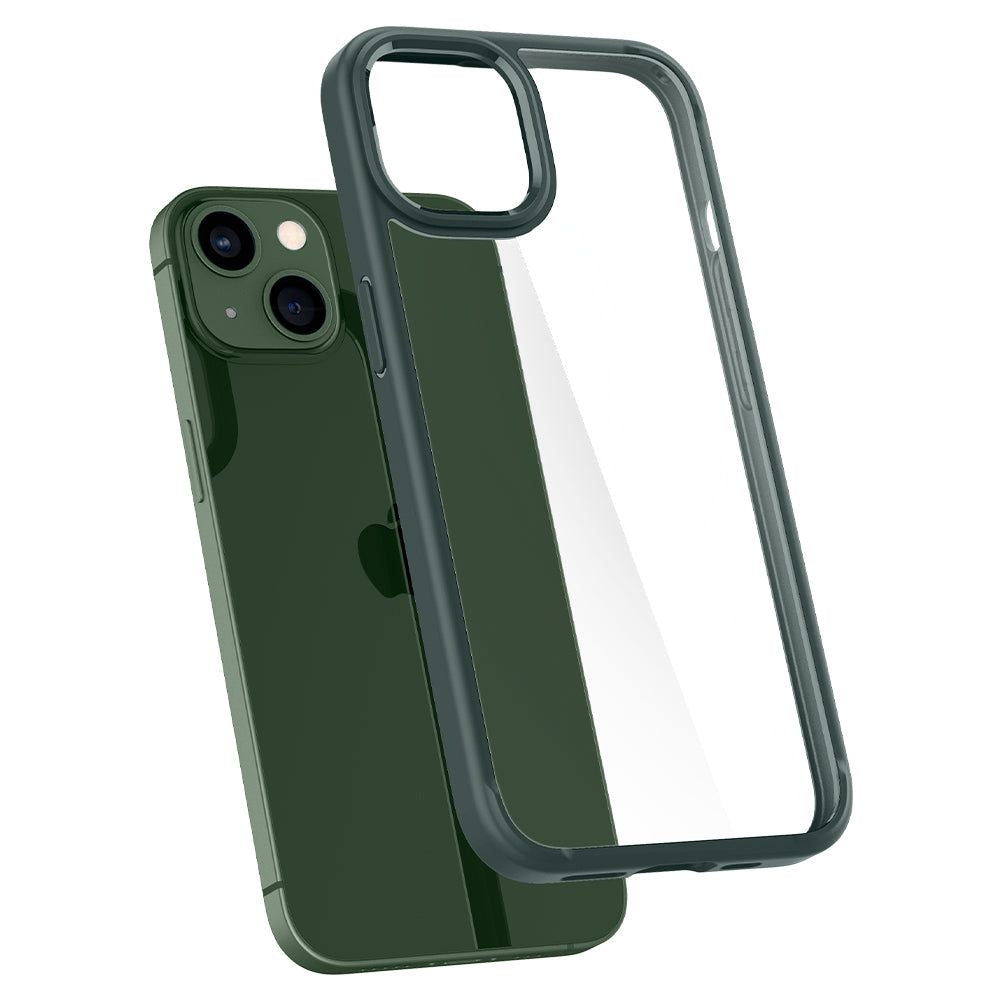 COQUE SPIGEN ULTRA HYBRID IPHONE 13 VERT MINUIT