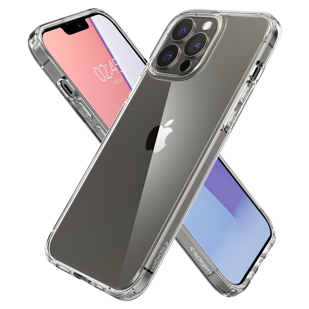 COQUE SPIGEN ULTRA HYBRID IPHONE 13 PRO MAX CRYSTAL CLEAR
