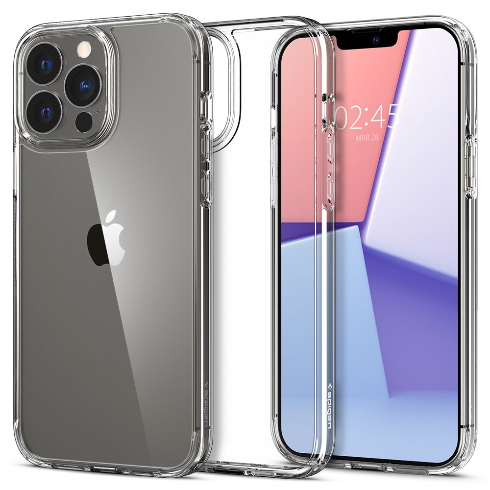 COQUE SPIGEN ULTRA HYBRID IPHONE 13 PRO MAX CRYSTAL CLEAR